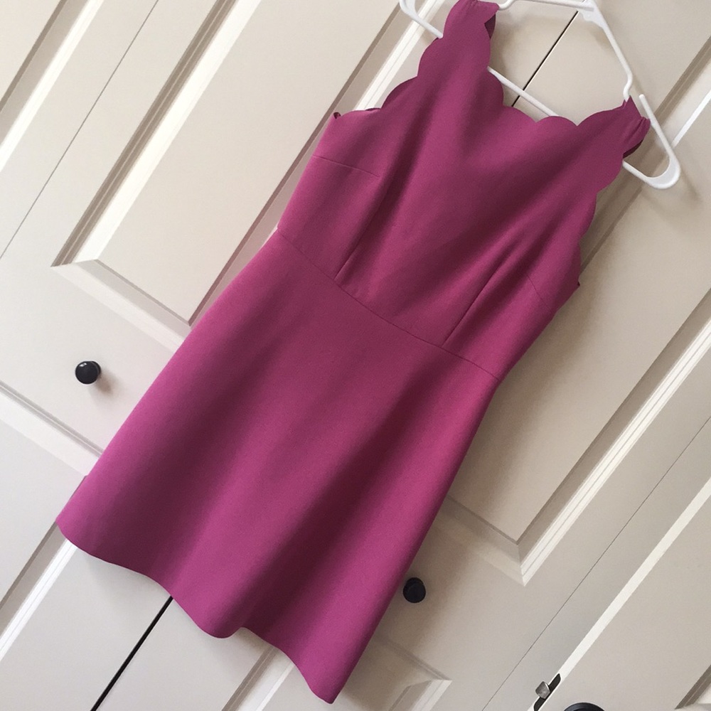 LOFT Scalloped Dress